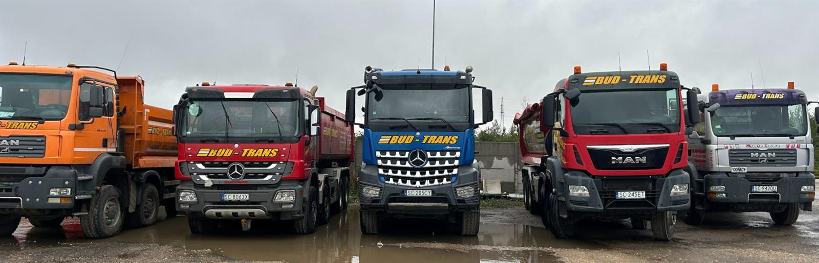 Flota wywrotek 3-4 osiowych BUD-TRANS